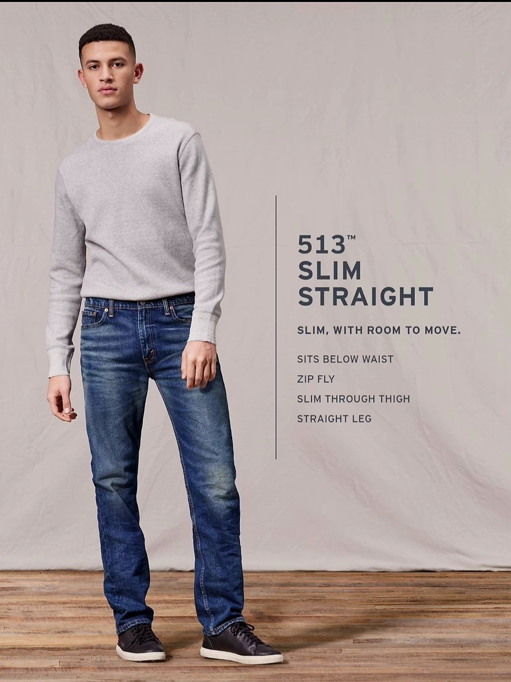 Levi's 513 Slim Straight Jeans